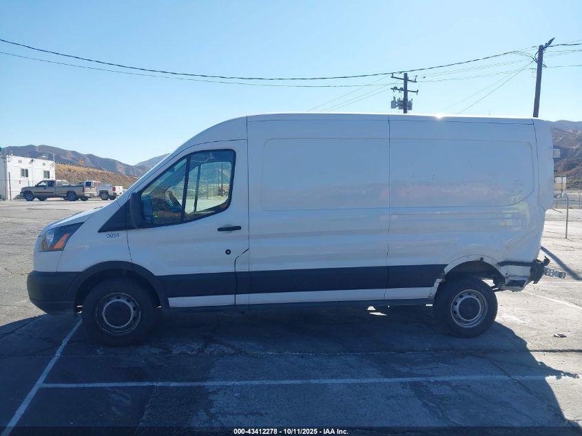 2019 Ford Transit-250 VIN: 1FTYR2CM2KKB71505 Lot: 43412278