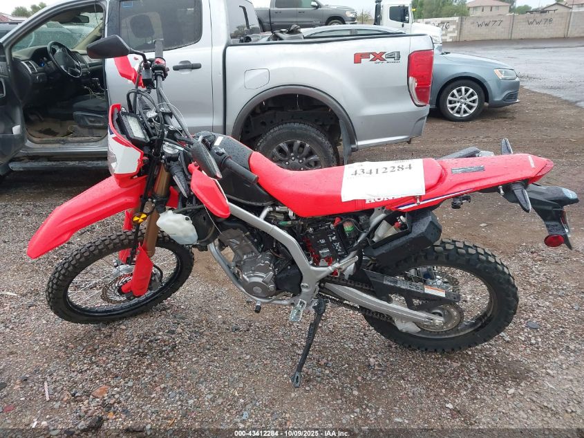2025 Honda Crf300 La VIN: MLHND1656S5401400 Lot: 43412284