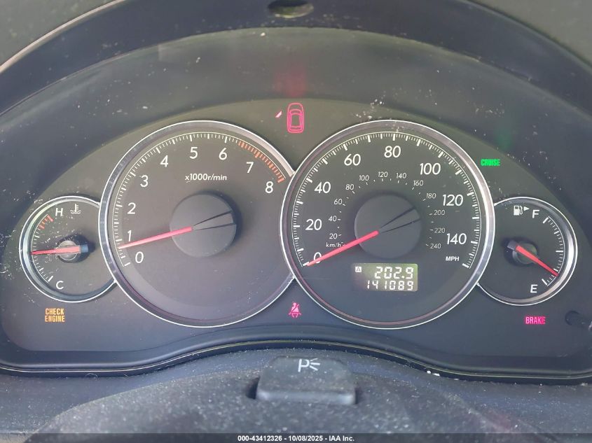 2008 Subaru Legacy 2.5I VIN: 4S3BL616686214702 Lot: 43412326