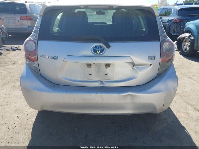2012 Toyota Prius C Two VIN: JTDKDTB32C1518079 Lot: 43412362
