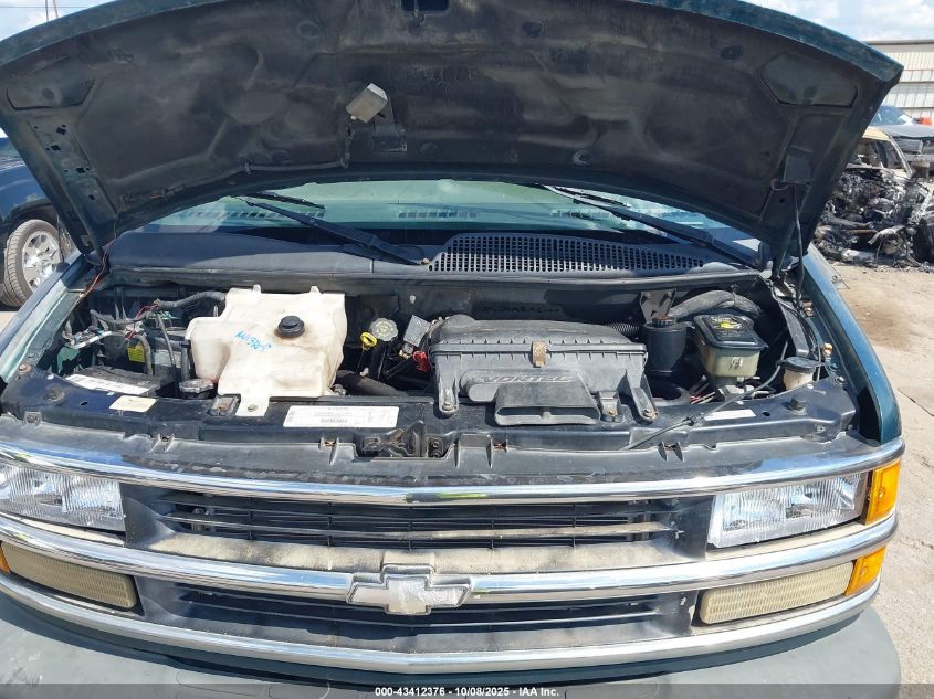 1996 Chevrolet G10 VIN: 1GBFG15R9T1010600 Lot: 43412376