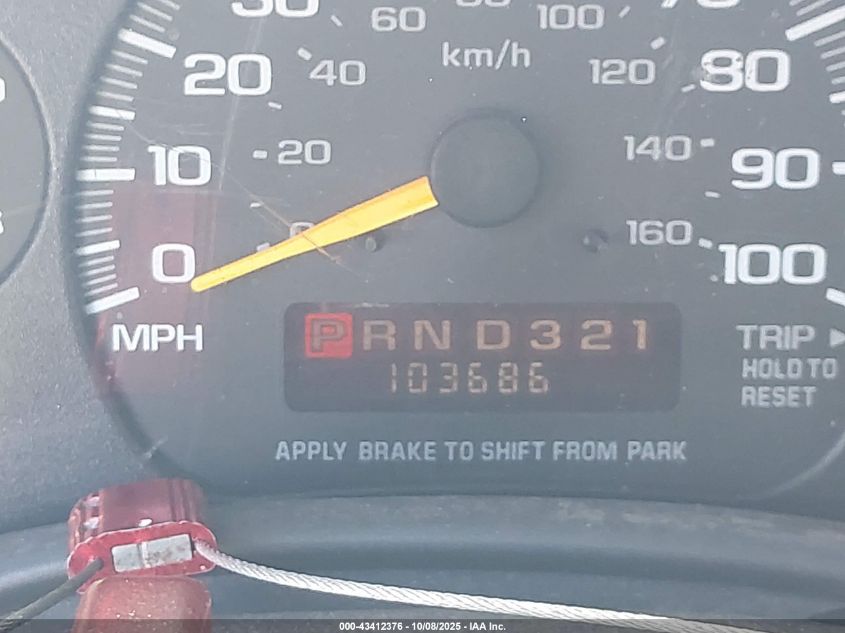 1996 Chevrolet G10 VIN: 1GBFG15R9T1010600 Lot: 43412376