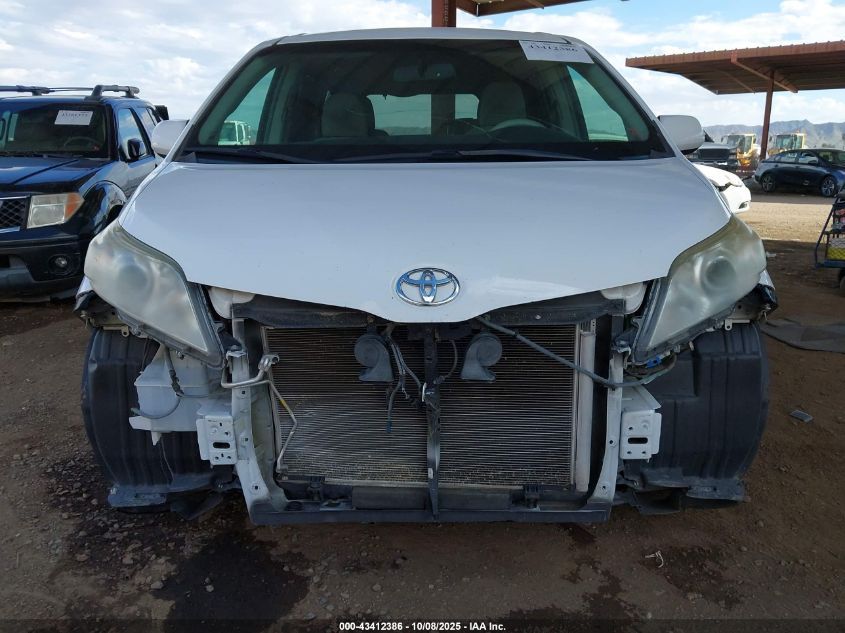 2013 Toyota Sienna Le V6 8 Passenger VIN: 5TDKK3DC8DS360855 Lot: 43412386