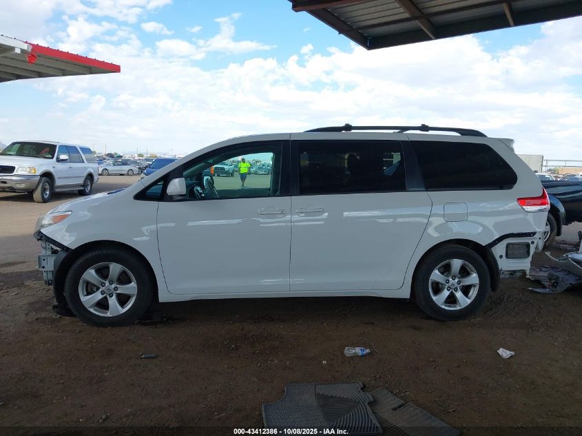 2013 Toyota Sienna Le V6 8 Passenger VIN: 5TDKK3DC8DS360855 Lot: 43412386