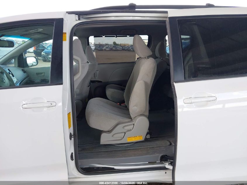 2013 Toyota Sienna Le V6 8 Passenger VIN: 5TDKK3DC8DS360855 Lot: 43412386