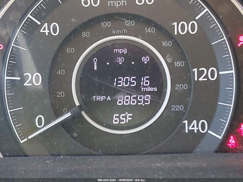 2016 Honda Cr-V Ex-L VIN: 5J6RM4H76GL022012 Lot: 43412393