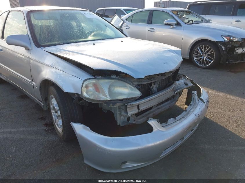 2000 Honda Civic Ex VIN: 1HGEJ8145YL075615 Lot: 43412398