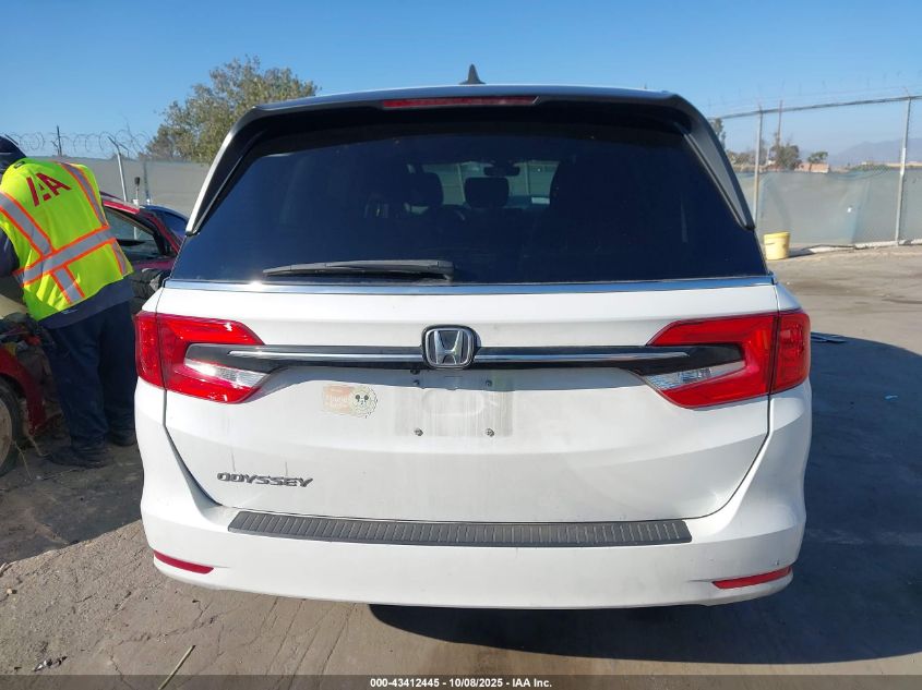 2022 Honda Odyssey Ex-L VIN: 5FNRL6H76NB064409 Lot: 43412445
