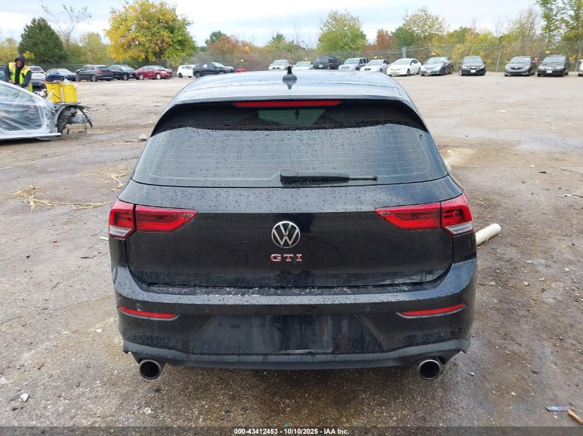 2024 Volkswagen Golf Gti 2.0T Se VIN: WVW3A7CD1RW114648 Lot: 43412453