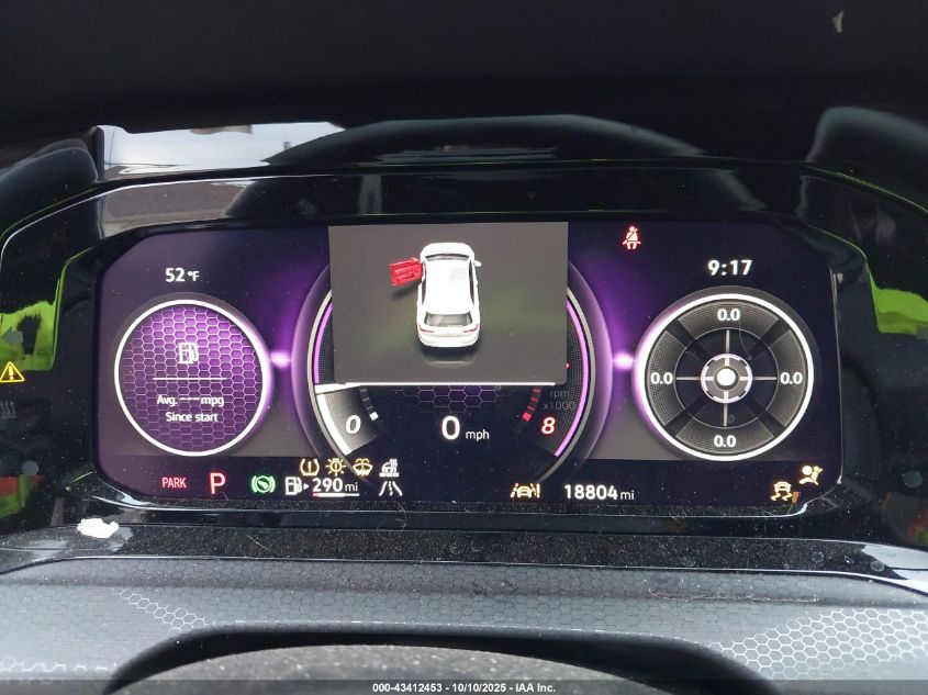 2024 Volkswagen Golf Gti 2.0T Se VIN: WVW3A7CD1RW114648 Lot: 43412453