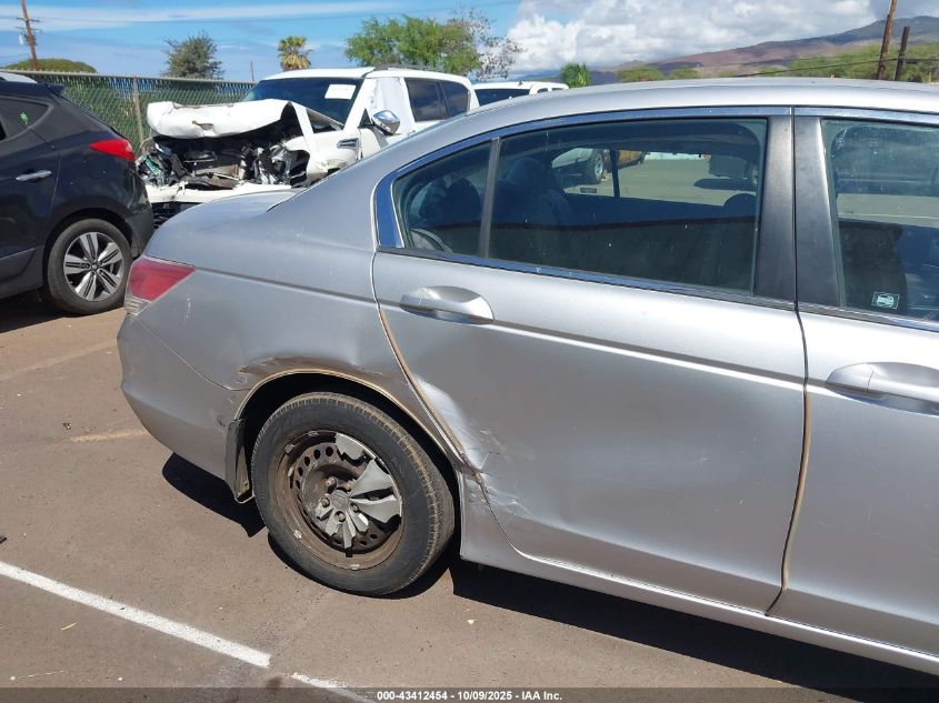 2008 Honda Accord 2.4 Lx VIN: 1HGCP26318A135114 Lot: 43412454