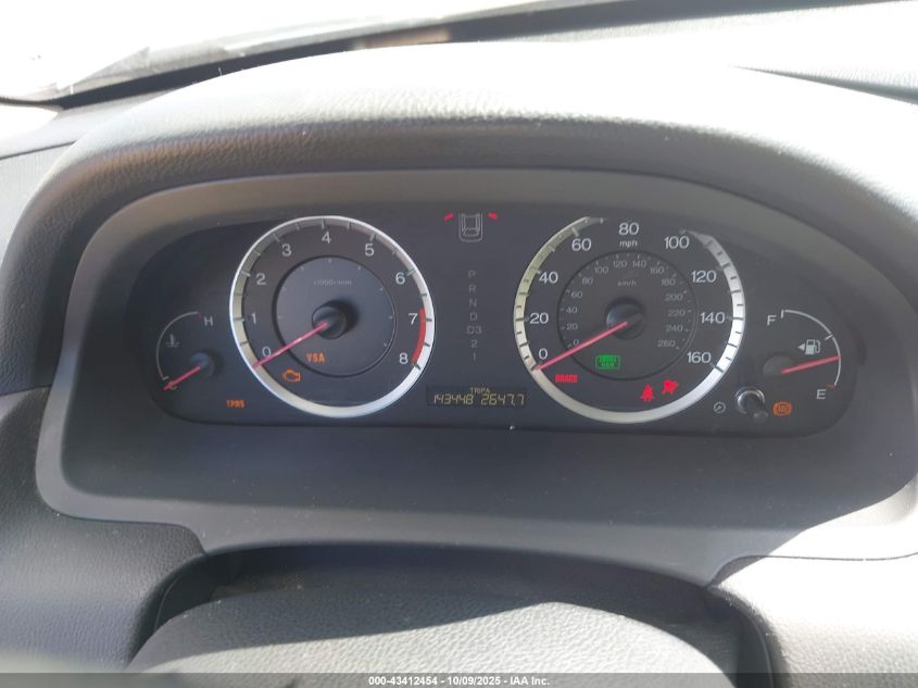 2008 Honda Accord 2.4 Lx VIN: 1HGCP26318A135114 Lot: 43412454