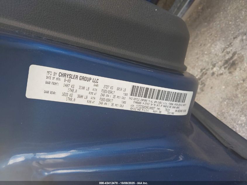 2010 Dodge Dakota Bighorn/Lonestar VIN: 1D7CE3GK5AS100937 Lot: 43412478