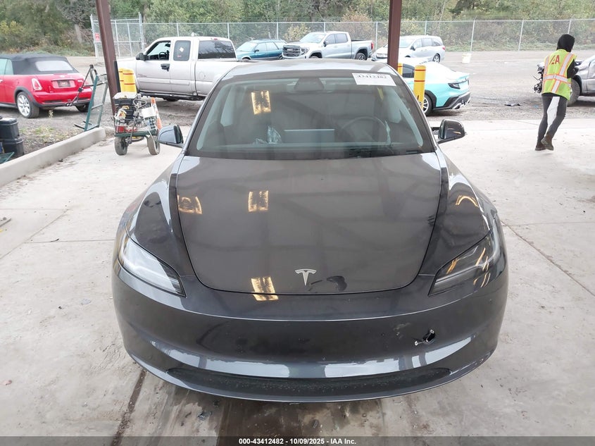 2025 Tesla Model 3 Long Range Rear-Wheel Drive VIN: 5YJ3E1EA5SF004300 Lot: 43412482