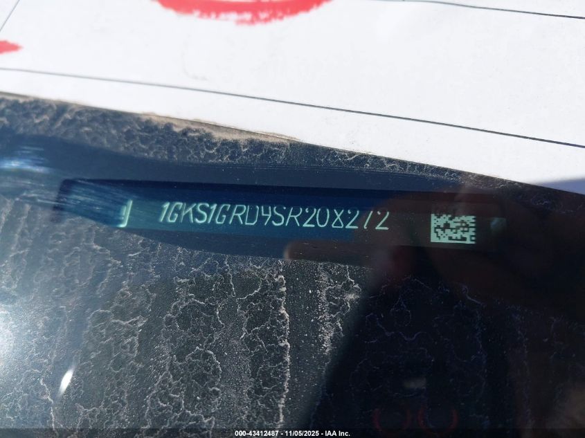 2025 GMC Yukon Xl 2Wd Elevation VIN: 1GKS1GRD9SR208272 Lot: 43412487