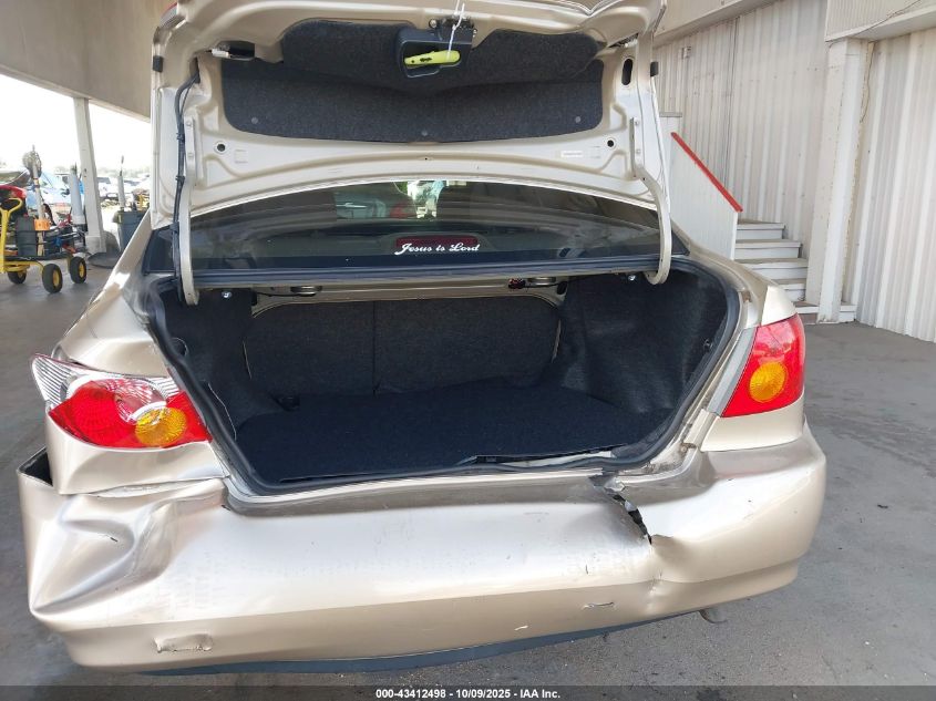 2004 Toyota Corolla Ce/Le/S VIN: 2T1BR32E34C258825 Lot: 43412498