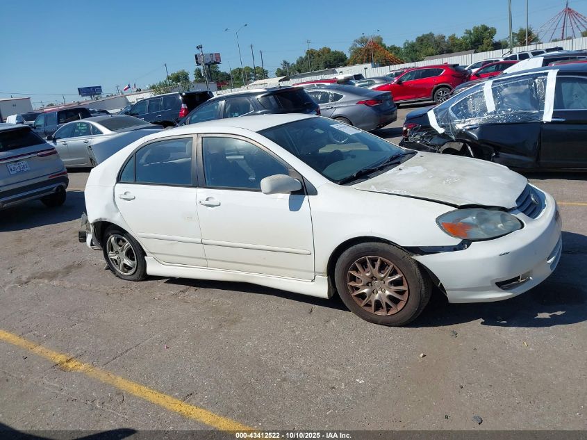 2004 Toyota Corolla S VIN: 1NXBR32EX4Z234505 Lot: 43412522