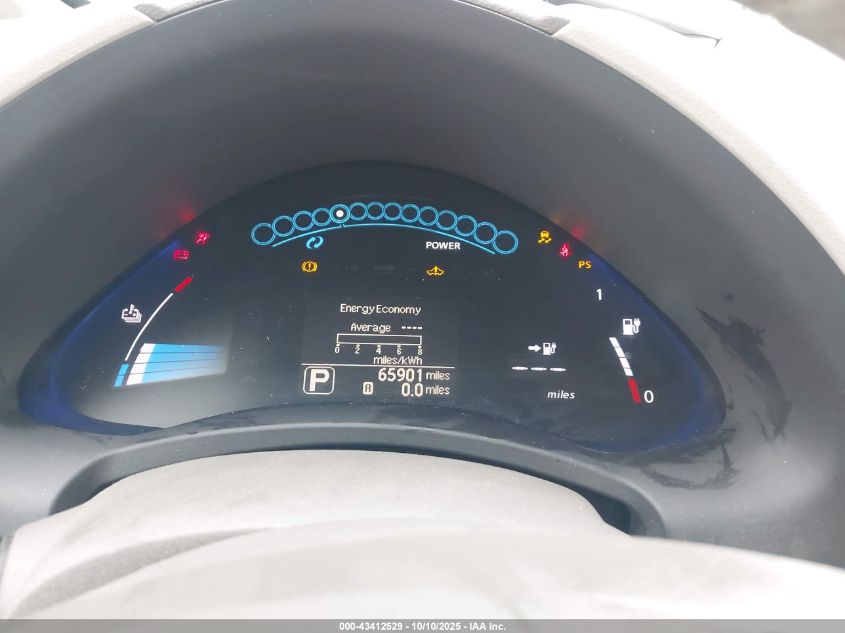 2012 Nissan Leaf Sv VIN: JN1AZ0CP3CT025161 Lot: 43412529