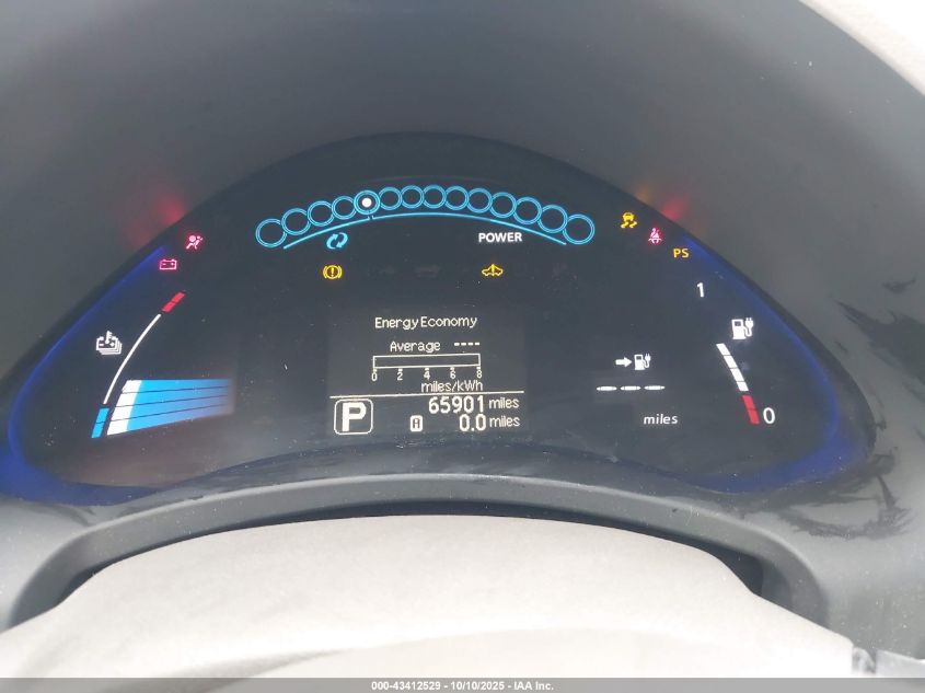 2012 Nissan Leaf Sv VIN: JN1AZ0CP3CT025161 Lot: 43412529
