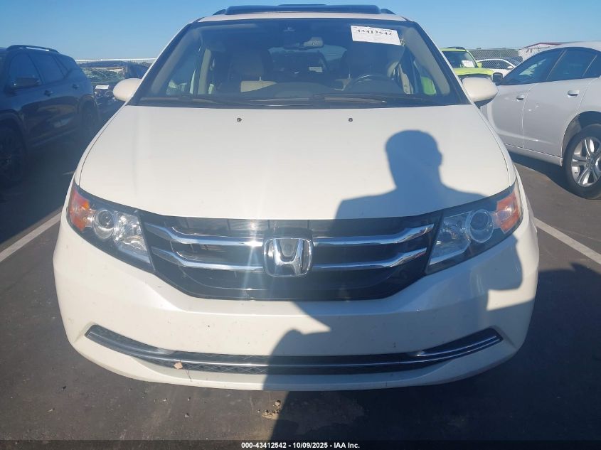 2016 Honda Odyssey Ex-L VIN: 5FNRL5H62GB040385 Lot: 43412542