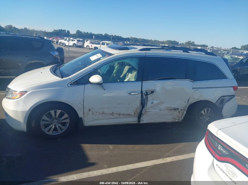 2016 Honda Odyssey Ex-L VIN: 5FNRL5H62GB040385 Lot: 43412542