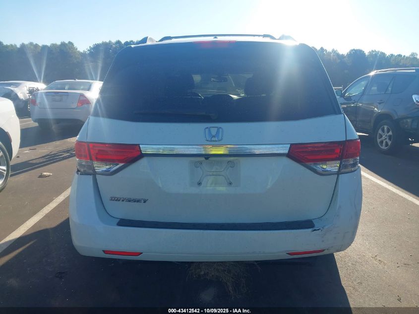 2016 Honda Odyssey Ex-L VIN: 5FNRL5H62GB040385 Lot: 43412542