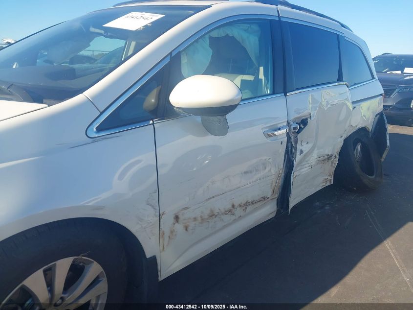 2016 Honda Odyssey Ex-L VIN: 5FNRL5H62GB040385 Lot: 43412542