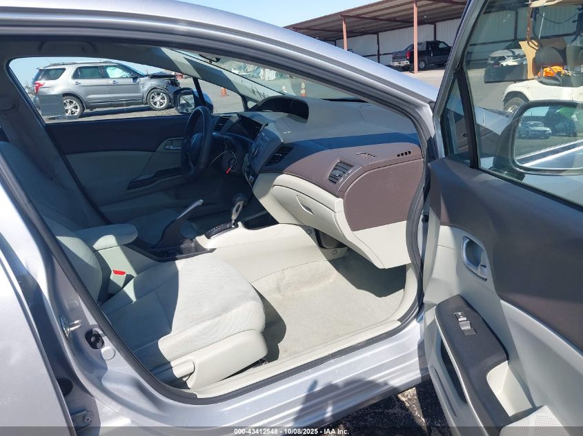 2012 Honda Civic Lx VIN: 19XFB2F59CE369180 Lot: 43412548