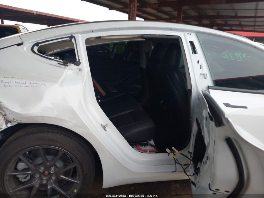 2021 Tesla Model 3 Standard Range Plus Rear-Wheel Drive VIN: 5YJ3E1EA2MF929846 Lot: 43412553