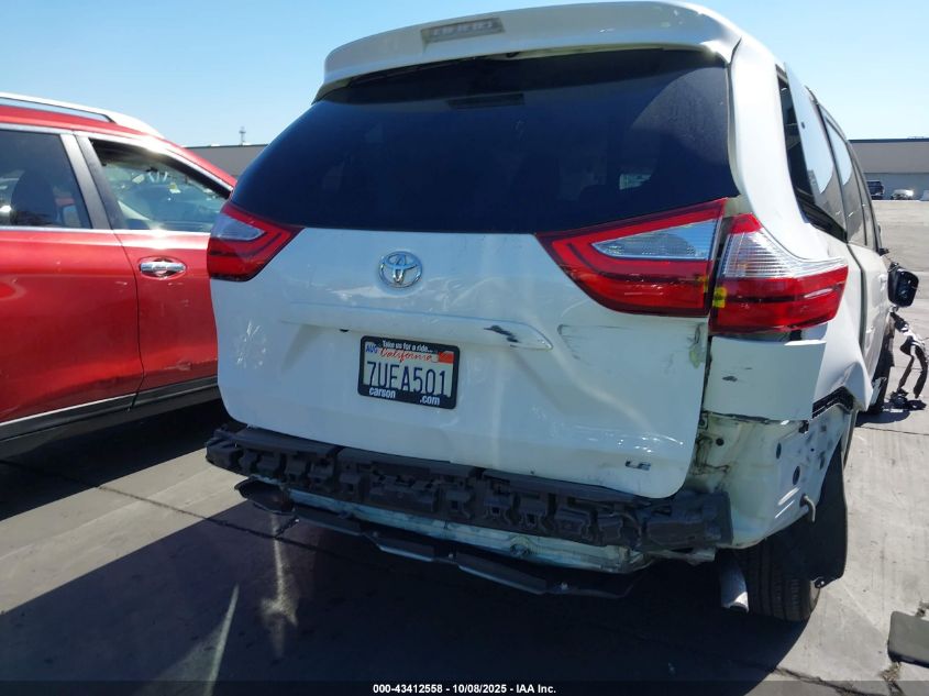 2016 Toyota Sienna Le 8 Passenger VIN: 5TDKK3DC0GS717160 Lot: 43412558