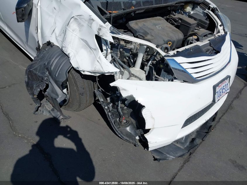 2016 Toyota Sienna Le 8 Passenger VIN: 5TDKK3DC0GS717160 Lot: 43412558