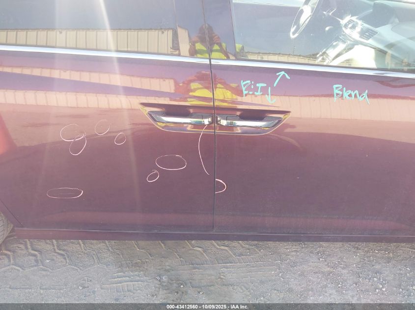 2015 Honda Odyssey Touring/Touring Elite VIN: 5FNRL5H97FB080762 Lot: 43412560