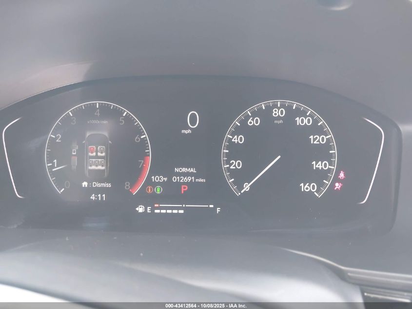 2024 Honda Civic Sport VIN: 2HGFE2F55RH583668 Lot: 43412564