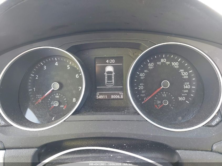 2018 Volkswagen Jetta 1.4T Se/1.4T Wolfsburg Edition VIN: 3VWDB7AJ4JM225061 Lot: 43412601