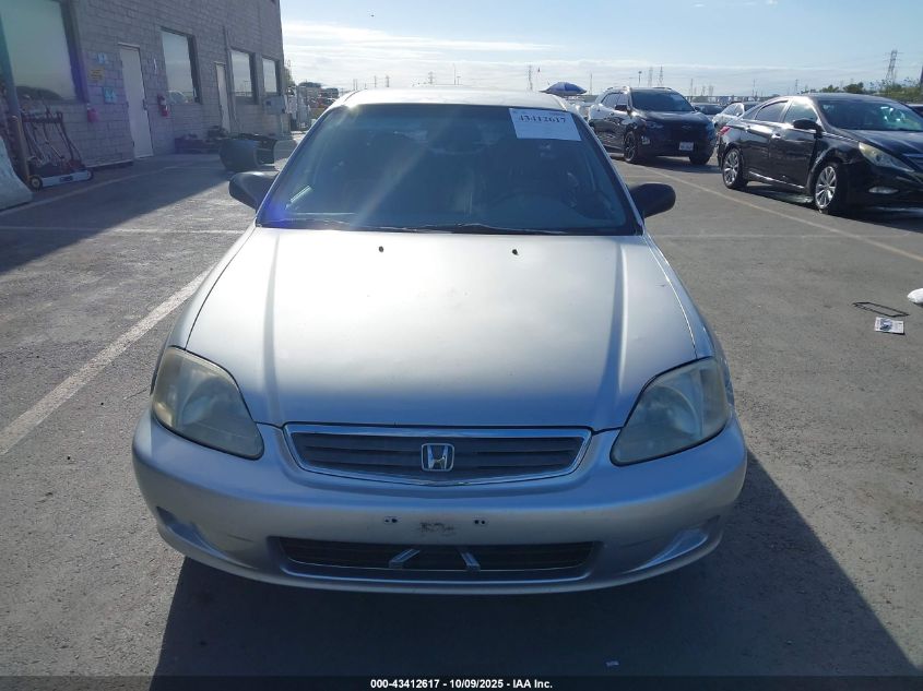 2000 Honda Civic Value Package VIN: 2HGEJ661XYH544150 Lot: 43412617