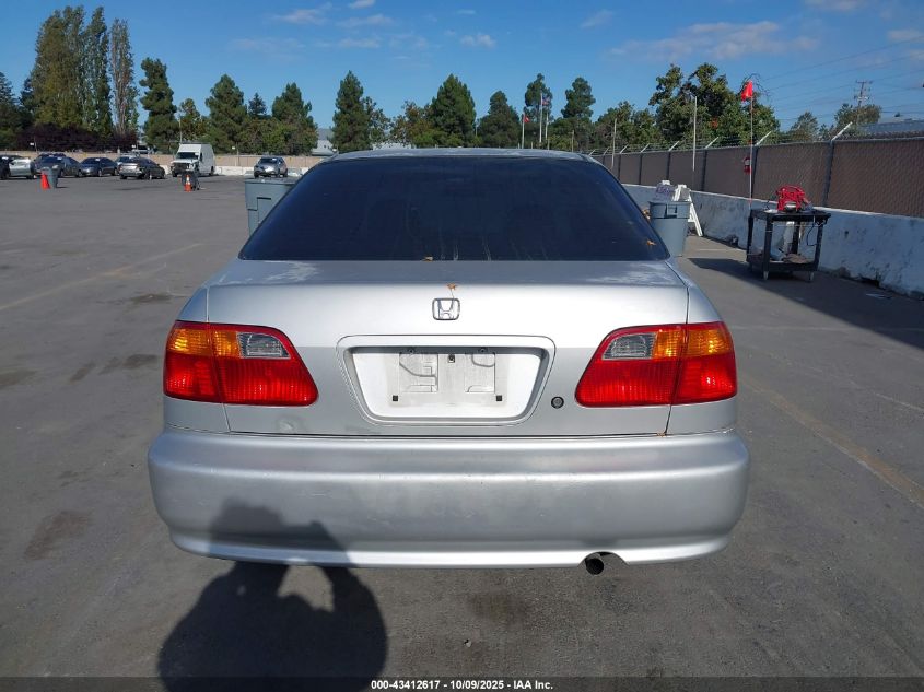 2000 Honda Civic Value Package VIN: 2HGEJ661XYH544150 Lot: 43412617