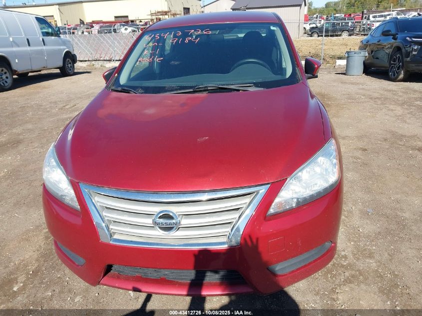 2015 Nissan Sentra Fe+ S/S/Sl/Sr/Sv VIN: 3N1AB7AP1FY249184 Lot: 43412726