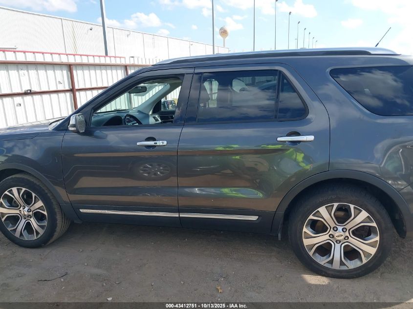 2018 Ford Explorer Platinum VIN: 1FM5K8HT4JGA14095 Lot: 43412751