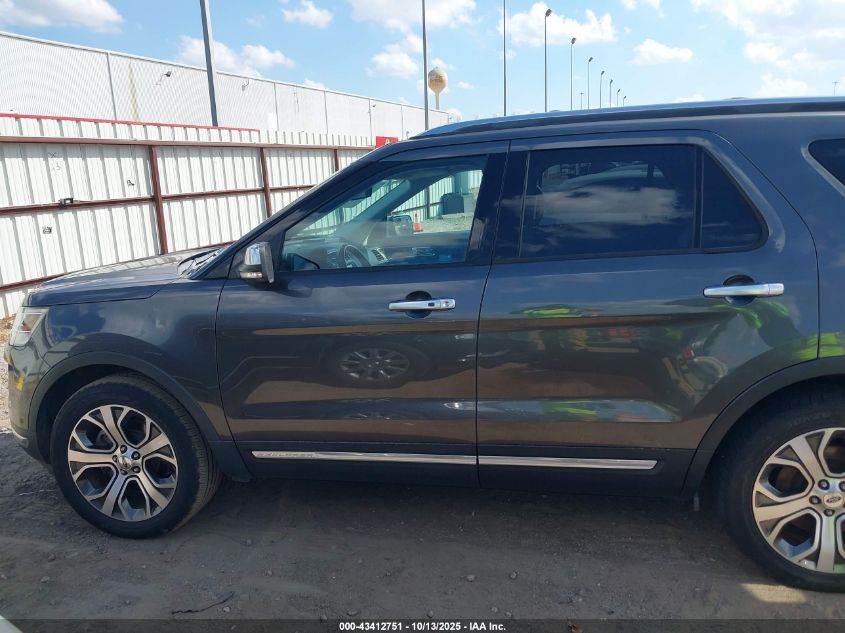2018 Ford Explorer Platinum VIN: 1FM5K8HT4JGA14095 Lot: 43412751