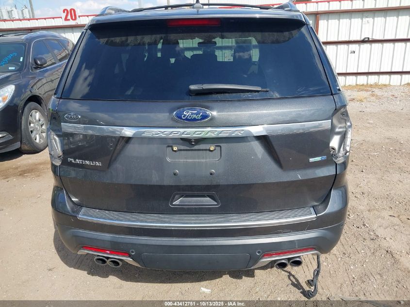 2018 Ford Explorer Platinum VIN: 1FM5K8HT4JGA14095 Lot: 43412751