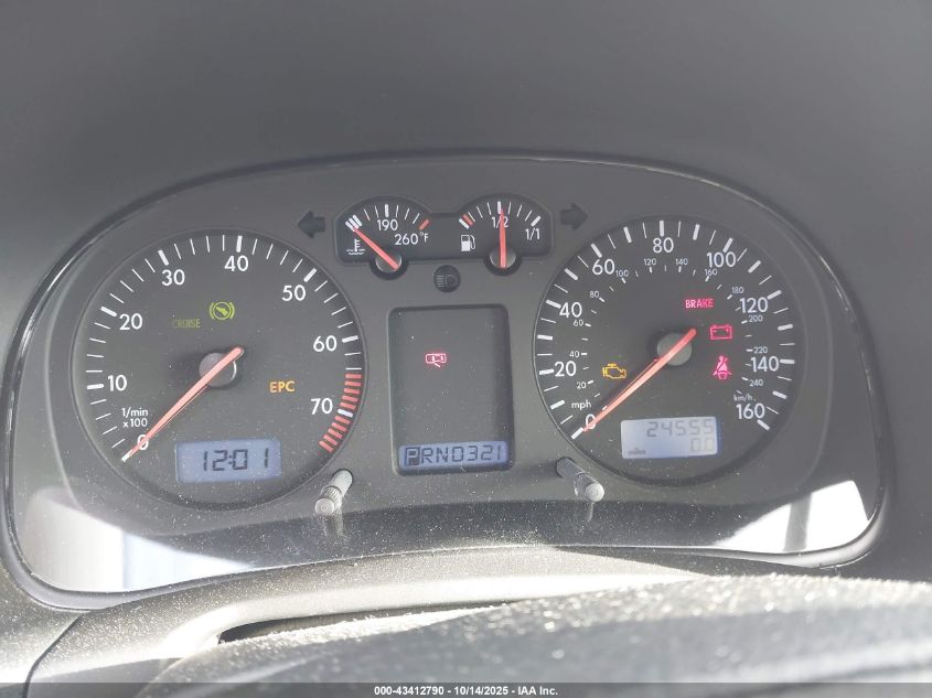 2004 Volkswagen Golf Gls 2.0L VIN: 9BWGL61J944031901 Lot: 43412790