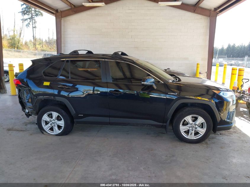 2021 Toyota Rav4 Hybrid Xle VIN: JTMR6RFV2MD510362 Lot: 43412793