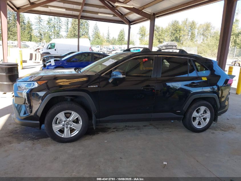 2021 Toyota Rav4 Hybrid Xle VIN: JTMR6RFV2MD510362 Lot: 43412793