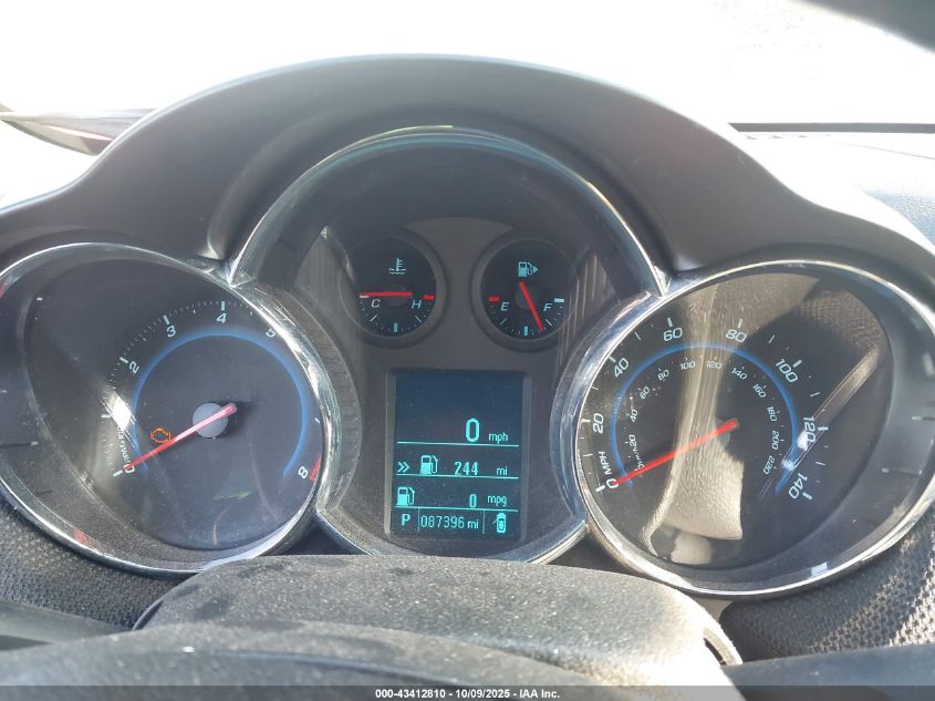 2012 Chevrolet Cruze 1Lt VIN: 1G1PF5SC8C7407490 Lot: 43412810