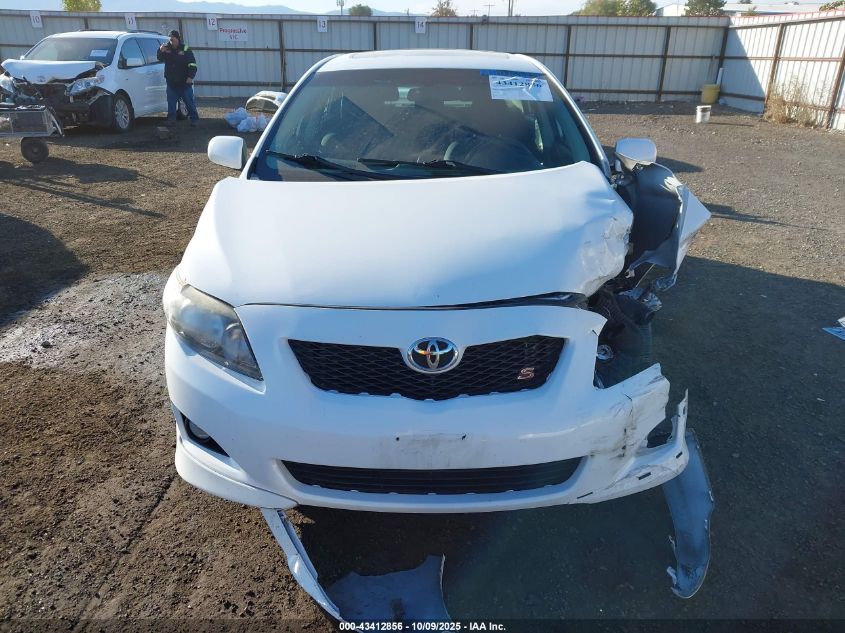 2010 Toyota Corolla S VIN: 2T1BU4EE1AC409849 Lot: 43412856