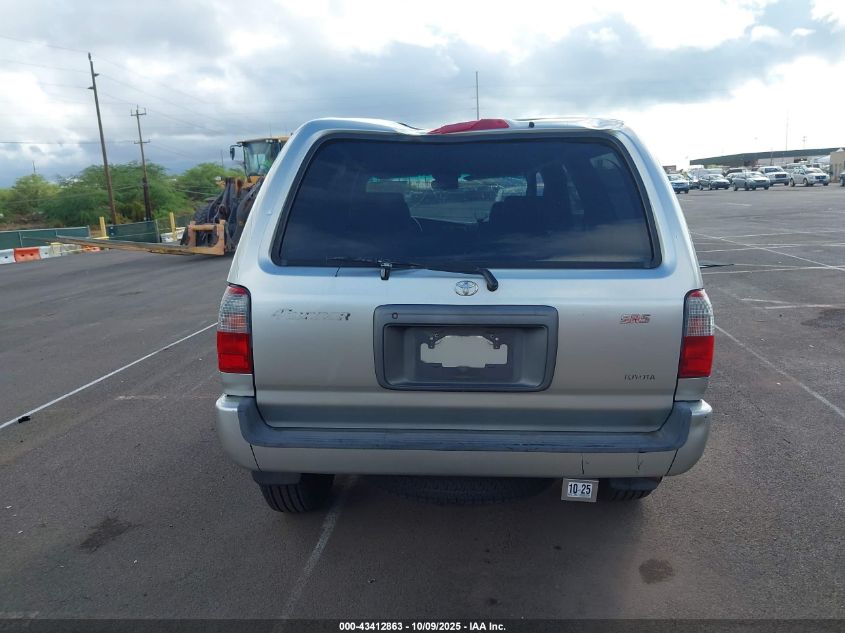2000 Toyota 4Runner Sr5 V6 VIN: JT3GN86R9Y0161189 Lot: 43412863