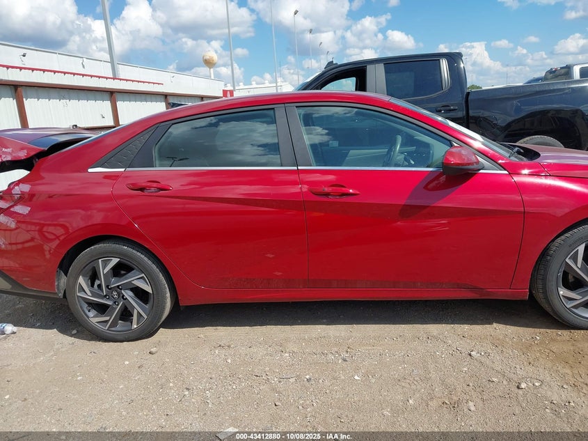 2025 Hyundai Elantra Sel Convenience VIN: KMHLS4DG7SU881180 Lot: 43412880