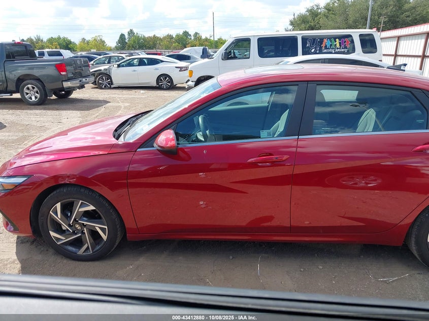 2025 Hyundai Elantra Sel Convenience VIN: KMHLS4DG7SU881180 Lot: 43412880