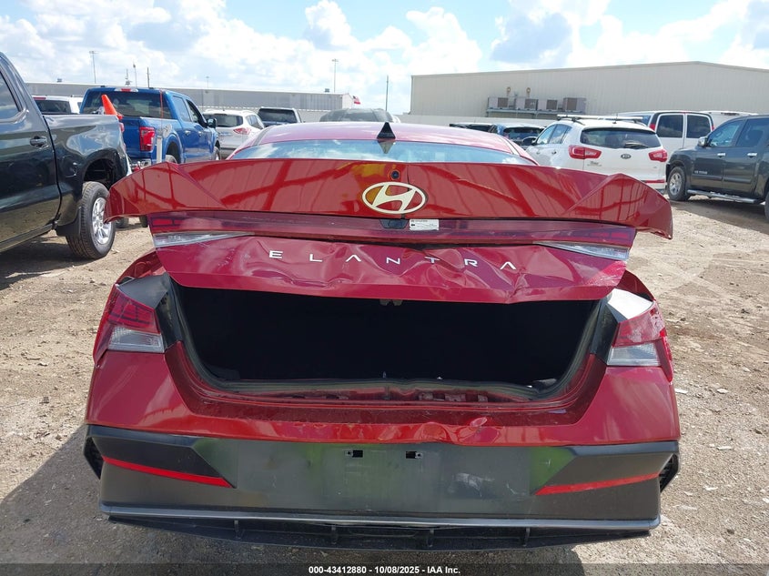 2025 Hyundai Elantra Sel Convenience VIN: KMHLS4DG7SU881180 Lot: 43412880