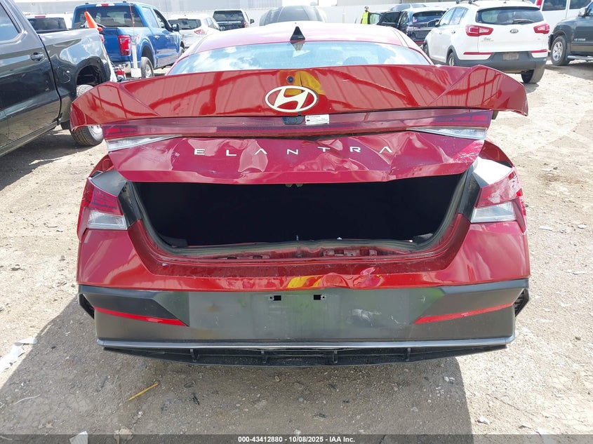 2025 Hyundai Elantra Sel Convenience VIN: KMHLS4DG7SU881180 Lot: 43412880